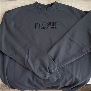 Official Taylor Swift The Eras Tour Medium Navy Blue Crew Sweater